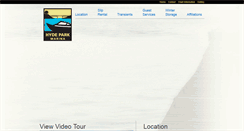Desktop Screenshot of hydeparkmarina.com